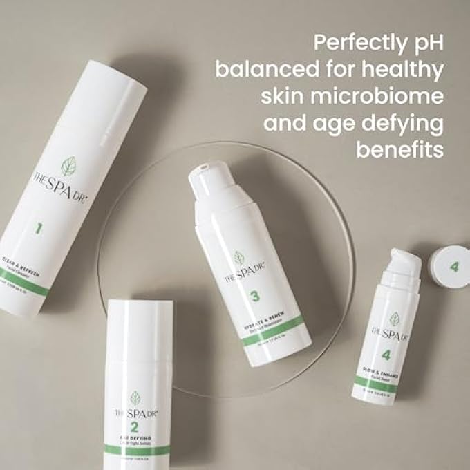 The Spa Dr. 4-STEP SKIN CARE KIT - 30 DAY SUPPLY SELF CARE KIT - ANTI AGIN FACIAL KIT - ORGANIC SKIN CARE - PERFECTLY PH BALANCED - Image 2